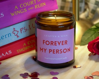 Forever My Person Candle | Lime, Basil & Mandarin Scented Soy Wax