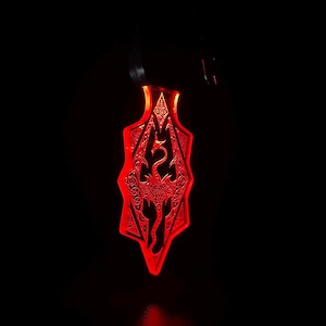 Dragon LED Keychain Charm, Game Room Atmosphere Night Light, Cosplay Party Decor