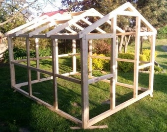 Wooden greenhouse