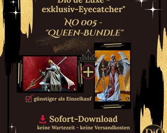 Elegant wall art as living room decoration that enchants – real eye-catchers and beautiful gift ideas – Digital download - Queen Bundle