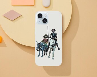 Flexi case - iPhone 15 – Don Quixote and Sancho Panza