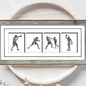 boxing custom print, personalised boxing poster, custom print for boxer, boxing print gifts, personalised boxing print. gift for a boxer