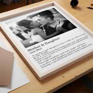 moeder-dochtercadeau, cadeauafdruk voor moeder