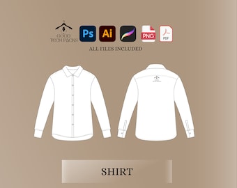 Shirt Tech Pack: Good Vector Template Digital Download