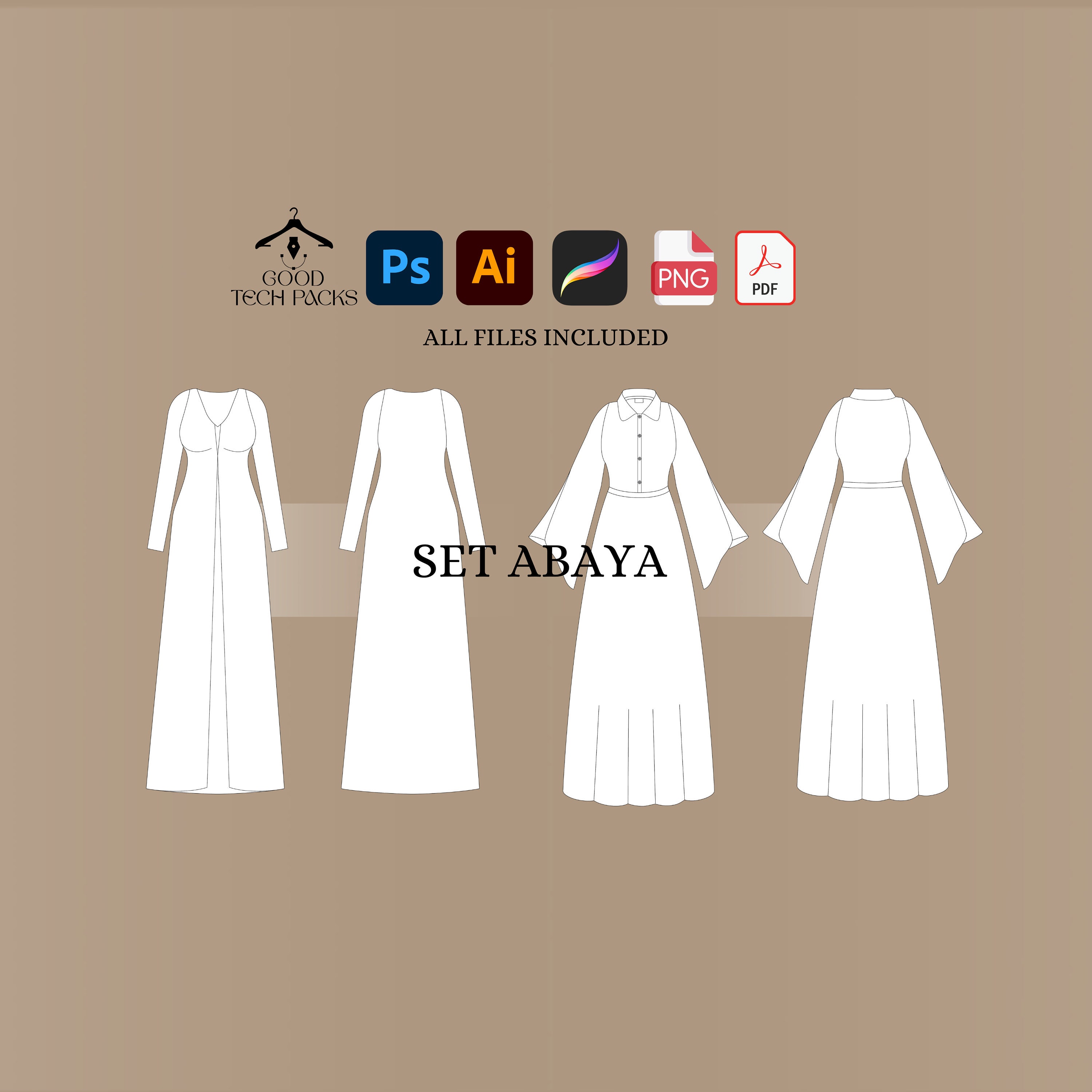 Abaya Sketch Etsy Australia