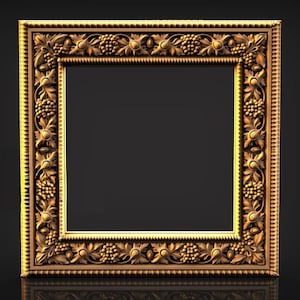 1 PCS ,3D STL File of Mirror Frame, Picture Frame, Digital File For 3D CNC Router Machine Carving Machine Relief Artcam