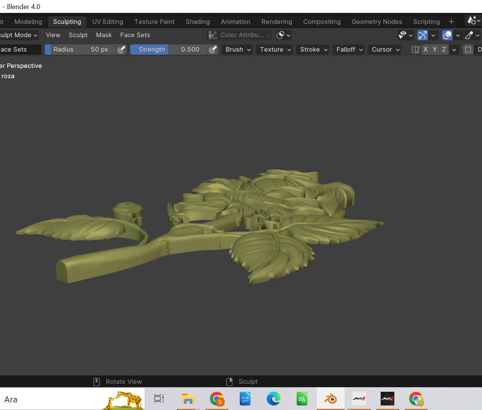 Flowers,rose, 3D STL Model, CNC Router Engraver, Artcam, Aspire, CNC ...