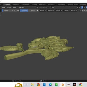 Flowers,rose, 3D STL Model, CNC Router Engraver, Artcam, Aspire, CNC ...