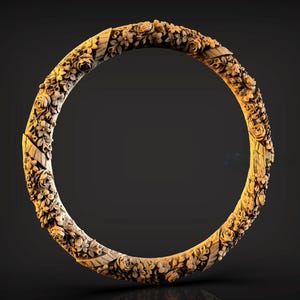 1 PCS ,3D STL File of Mirror Frame, Picture Frame, Digital File For 3D CNC Router Machine Carving Machine Relief Artcam