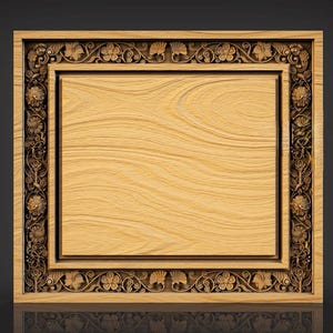 1 PCS ,3D STL File of Mirror Frame, Picture Frame, Digital File For 3D CNC Router Machine Carving Machine Relief Artcam