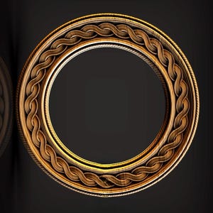 1 PCS ,3D STL File of Mirror Frame, Picture Frame, Digital File For 3D CNC Router Machine Carving Machine Relief Artcam