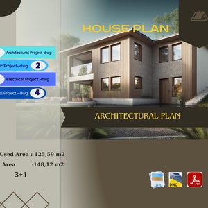House Plans, Architectural Drawings, Bedroom Bathroom House Plan, House Blueprint, Modern House Plans