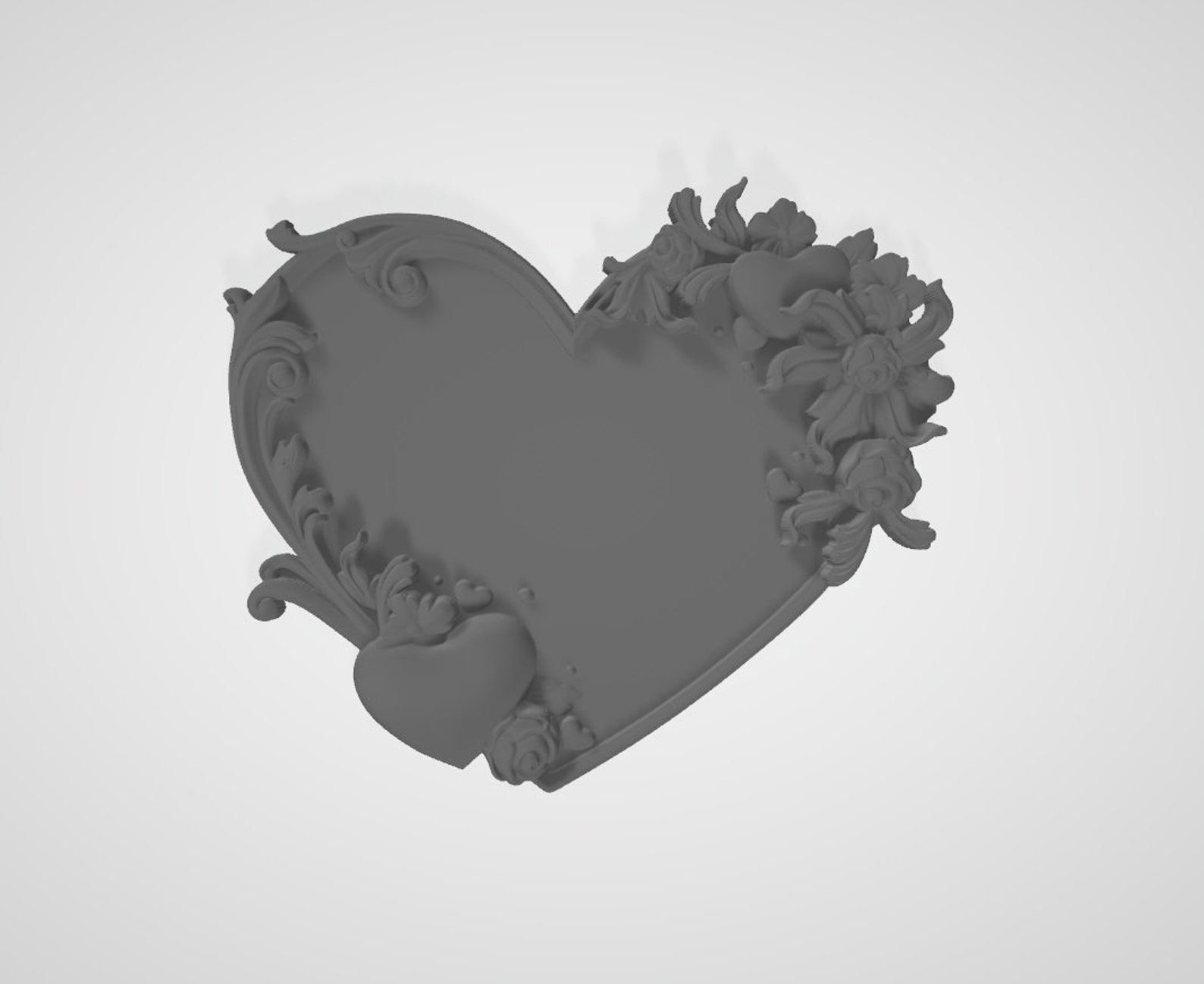 Cut3d Heart,valentine Days, Heart,3d Model STL File,cnc Router Engraver ...