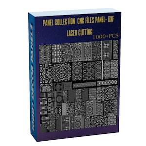 Collection 1000+ cs  Geometric Patterns Panel Templates  Dxf Files , Panel Collection CNC files for Laser Cut cnc plasma, laser cut file