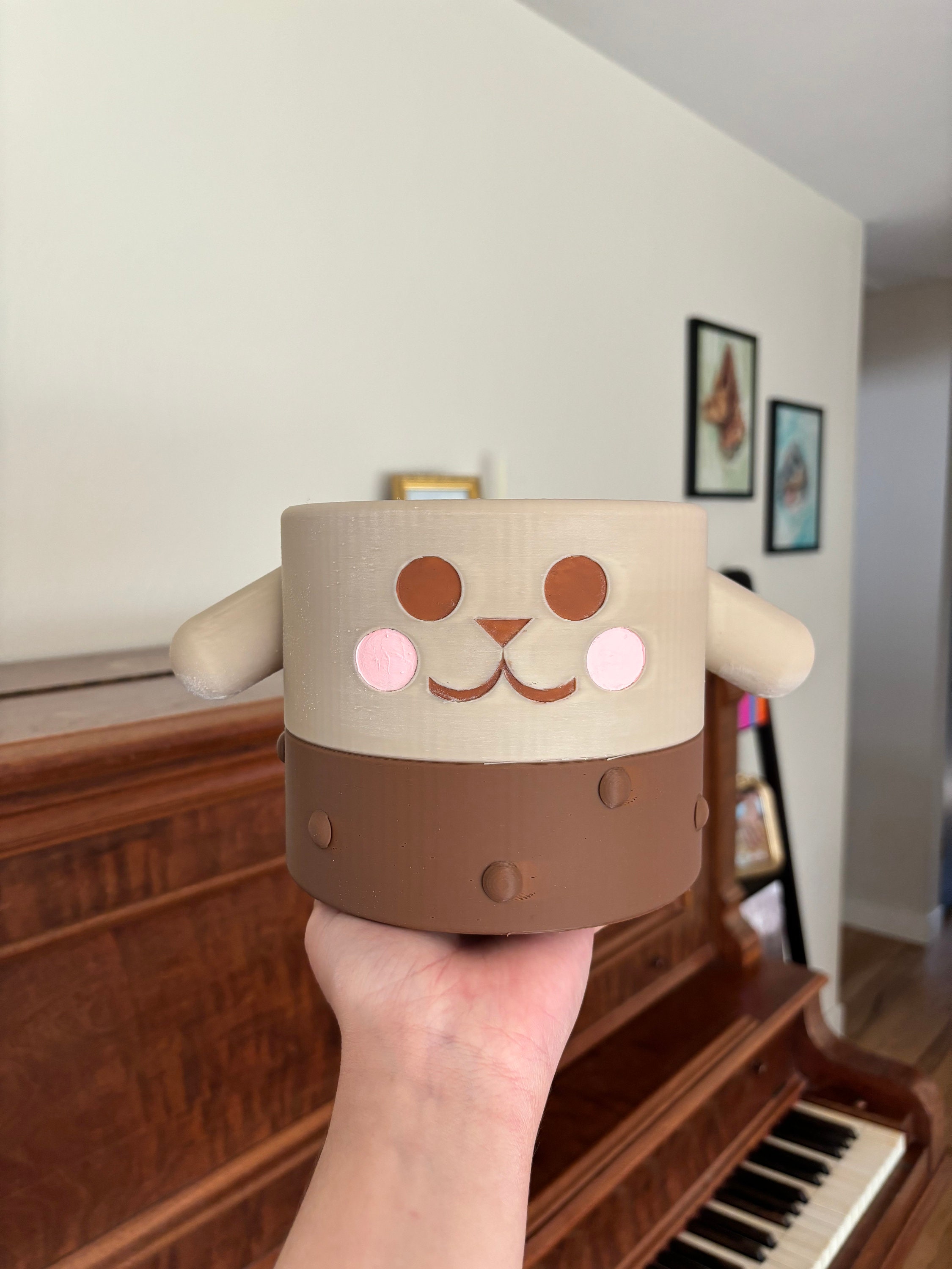 Bluey Inspired Indoor Plant Pot tall Etsy