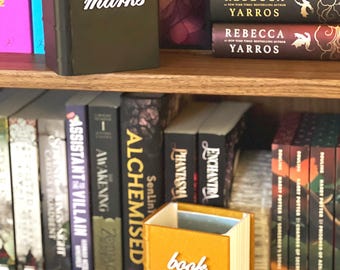 Marcador de Livros Impresso em 3D Colorido para Amantes de Livros e Leitores - Decoração e Presente Ideal para Quem Ama Livros