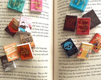 Custom Books 3D Printed Vinyl Cover Mini Personalized Collection Reader Author Bookish TBR Gift Book Lover