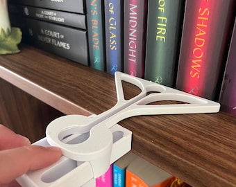 Bookshelf Book Straightener 3D Printed Book Lover Reader Bookish Gift