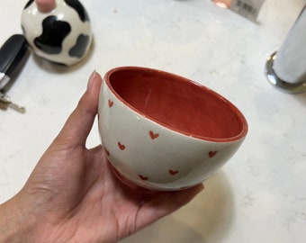 handmade heart bowl