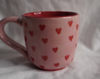 heart ceramic mug
