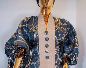 Brocade  boubou dress/kaftan dress/ kaftan/embroidery boubou/ owanbe kaftan/ Nigeria boubou gown/African kaftan dress