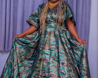 Robe boubou en brocart/robe caftan/ caftan/boubou à broderies/ caftan owanbe/ robe boubou du Nigeria/robe caftan africaine