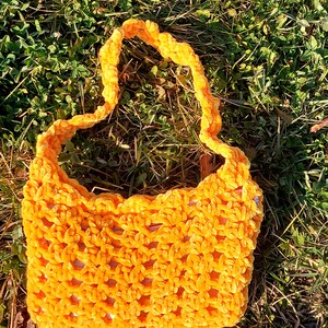 Crochet Bag Velvet Yarn Bags Handmade Bag Velvet Rope zdjęcie 3