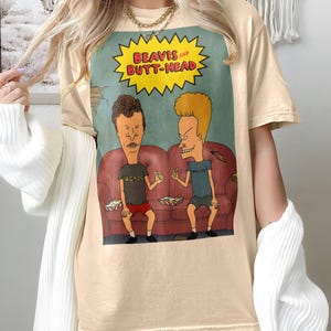 Beavis And Butthead V26 TShirt Vintage 8 colors Men's TShirt DTG Digital Print SIZES S M L XL 2XL 3XL 4XL 5XL