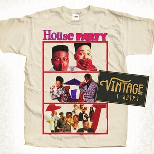 House party V2 TShirt Vintage Natural color Men&#39;s TShirt DTG Digital Print SIZES S M L XL 2XL 3XL 4XL 5XL