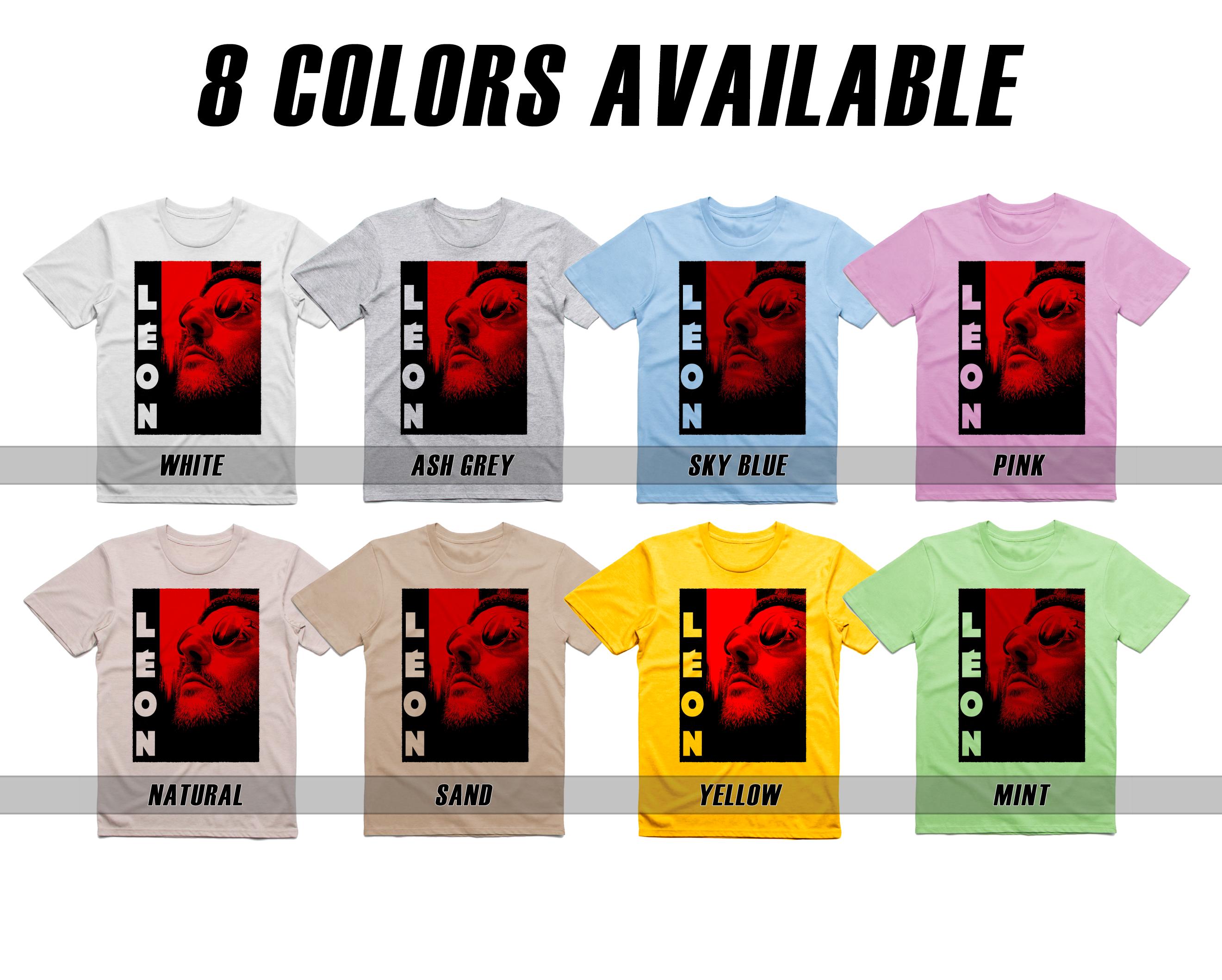 Leon Professional V1-7 Tshirt Vintage 8 Colors Men's Tshirt DTG