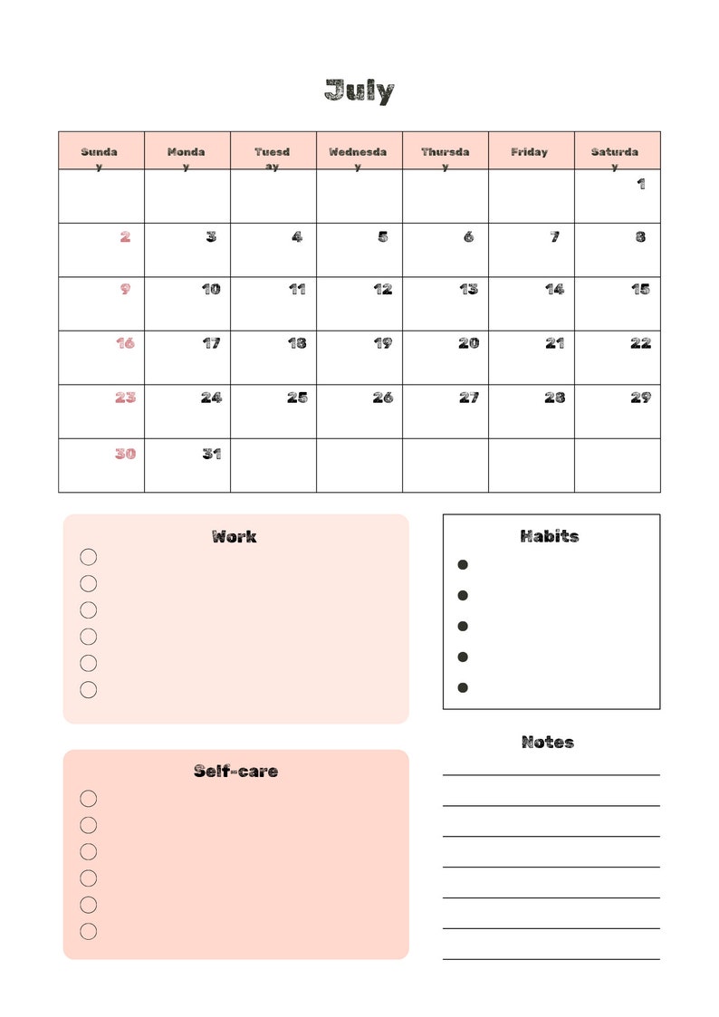 2025 Calendar and 12 Month Planner Printable Calendar Scheduler Planner