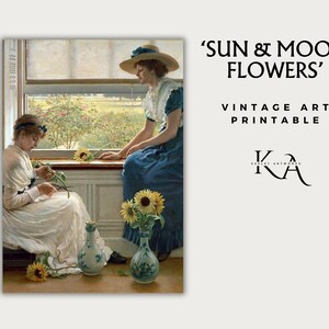 Vintage Art Wall Decor Gift, Antique Illustration, Aesthetic Printable Art Decor, Instant Download Gift, Home Office Gallery Wall Decoration