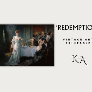 Vintage Art Wall Decor Gift, Antique Illustration, Aesthetic Printable Art Decor, Instant Download Gift, Home Office Gallery Wall Decoration
