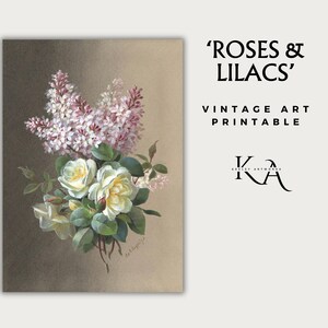 Vintage Art Wall Decor Gift, Antique Illustration, Aesthetic Printable Art Decor, Instant Download Gift, Home Office Gallery Wall Decoration