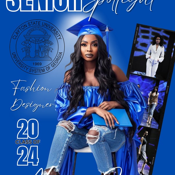 Customized Graduation Magazines Templets (5 PNG Editable Templets)