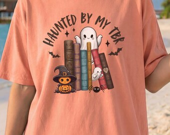 Halloween Book Lover Shirt, Bookish Halloween Shirt, TBR Pile Shirt, Cozy Reading Tee, Spooky Book Shirt, Comfort Colors Bookworm Gift