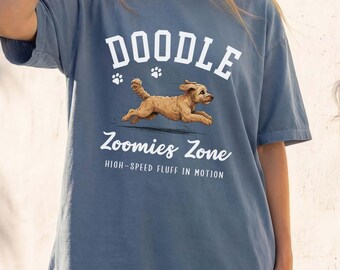 Goldendoodle Shirt, Goldendoodle Mom Shirt, Doodle Mom Tee, Goldendoodle Gift, Cute Dog Lover Shirt, Comfort Colors Tee