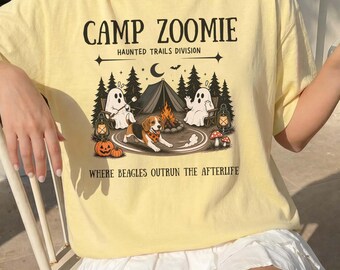 Beagle Halloween Shirt, Halloween Beagle Tee, Funny Beagle Shirt, Dog Mom Halloween Shirt, Spooky Dog Shirt, Comfort Colors