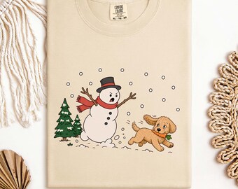 Camiseta navideña divertida de perro doodle, regalo para mamá de Goldendoodle, camiseta navideña doodle, regalo para amantes de Goldendoodle, camiseta navideña divertida de perro