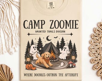 Doodle Halloween Shirt, Goldendoodle Shirt, Doodle Mom Shirt, Funny Halloween Dog Tee, Spooky Dog Shirt, Comfort Colors