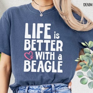 Beagle Tshirt, Funny Dog Lovers Gift, Cute Beagle Mama Tee, Dog Owner Women Shirt for Her, Beagle Owner Gift, Comfort Colors Crewneck