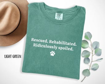 rescue dog shirt, dog rescue shirt, adopt don't shop tee, dog lover shirt, animal rescue gift