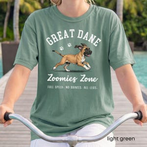 Great Dane Shirt, Great Dane Zoomies Shirt, Funny Great Dane Tee, Comfort Colors Dog Shirt, Great Dane Mom Gift, Dog Lover Gift