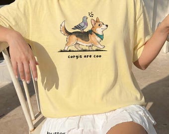 Funny Corgi Shirt, Corgi Mom Gift, Cute Corgi Tee, Comfort Colors Dog Lover Shirt, Funny Dog Shirt, Corgi Owner Gift