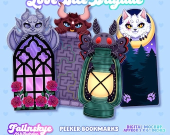 LBB Monster Späher | Peeker Lesezeichen