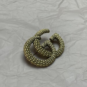 Vintage Gucci Gold Brooch