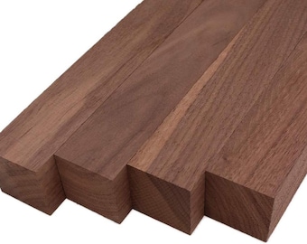 Wood Turning Blank 4 Pack. Pick a Species. Walnut, Maple, Cherry, Ash, Mahogany.
