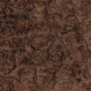 Black Walnut Burl Wood Knife Handle Material, Natural Brown Grain Pattern