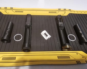 KR/Korbanth/ELF版マルガス・ライトセーバー用シャーシファイル（STL形式）