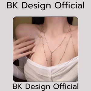 Scallop Pendant Body Chain: Elegant Festival Belly Chain